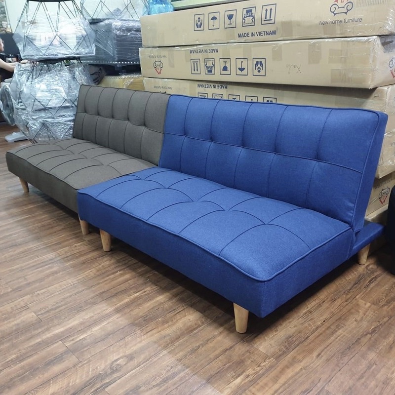 Ghế sofa bed giường nằm mini 1m2 thư giãn cao cấp 3 trong 1 chất vải mịn êm ái Trường Mai Sài Gòn