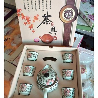 Bộ ấm chén hoa anh đào