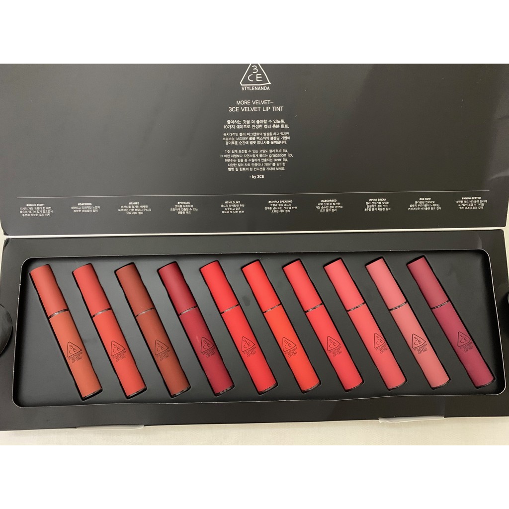 [ Thanh lý ] Son kem 3 C E Velvet Lip Tint fullsize
