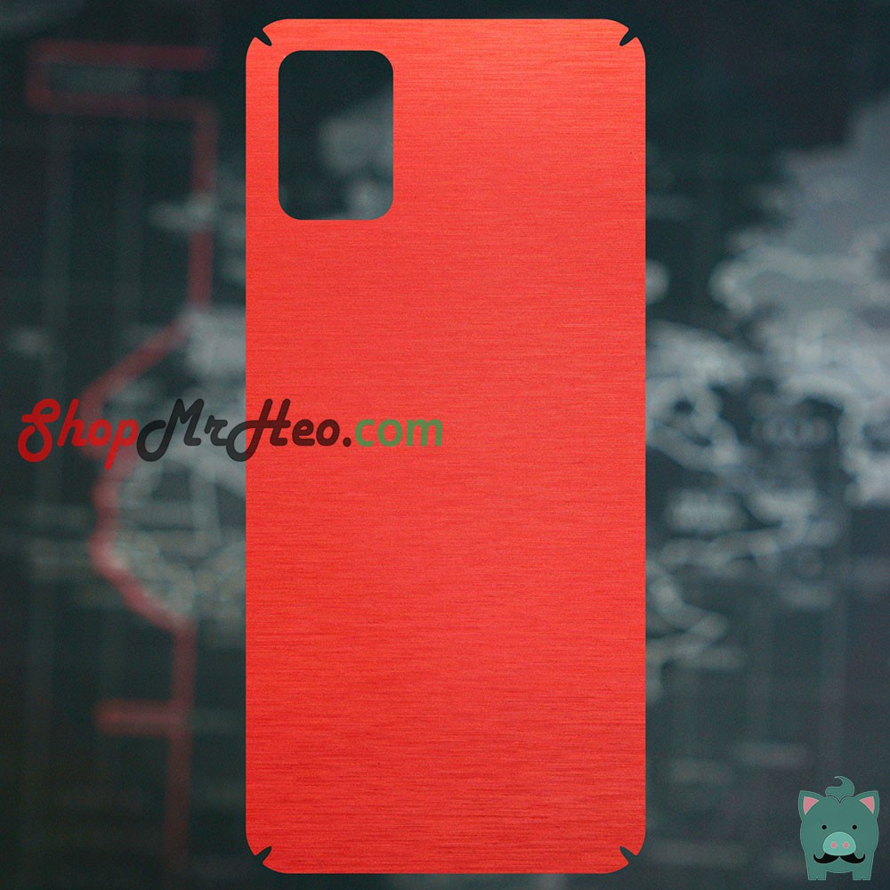 Skin Dán Mặt Sau Lưng Vân Nhôm Samsung Galaxy A11 - A51 - A71 - A90 5G - A70