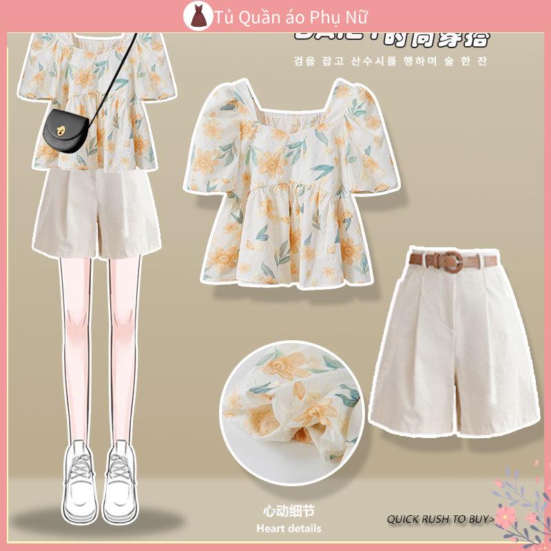 Bộ Áo + Quần Short + Áo Khoác blazer Plus Size Thời Trang Mùa Hè 2022 Phong Cách Phương Tây Cho Nữ