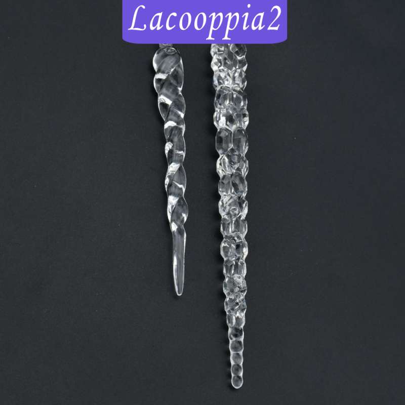 Icicle Ornaments Acrylic Crystal Christmas Tree Ornament Clear Hanging Decor