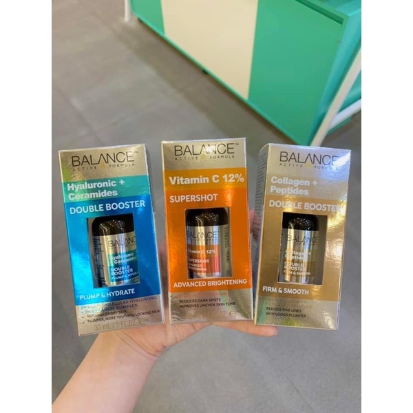 Tinh Chất Sáng Da, Mờ Thâm Mụn, Giảm Thâm Nám Balance Active Formula 12% Vitamin C Supershot