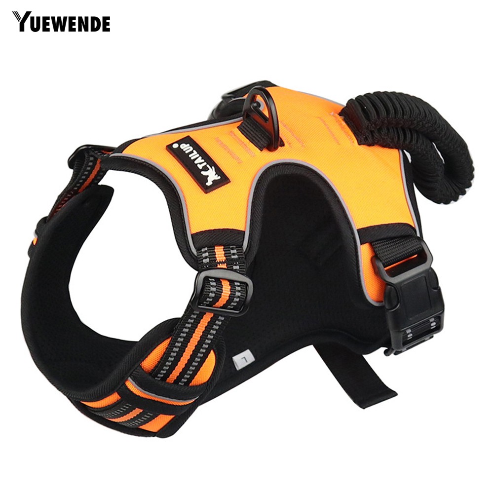 Áo dắt chó đi dạo có thể điều chỉnh thoáng khí phối dây buộc phản quang