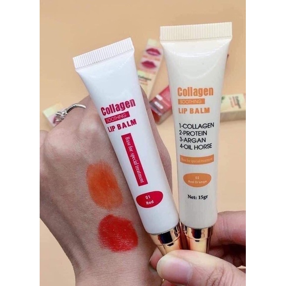 DƯỠNG COLAGEN LIPS BALM KÍCH MÀU MÔI Phun Xăm GARBY