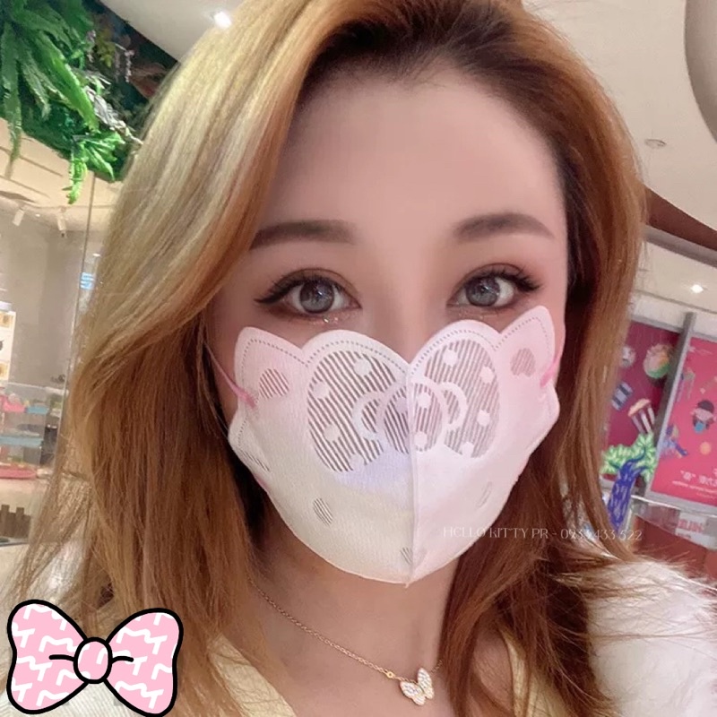 Khẩu trang y tế Hello Kitty - Doremon