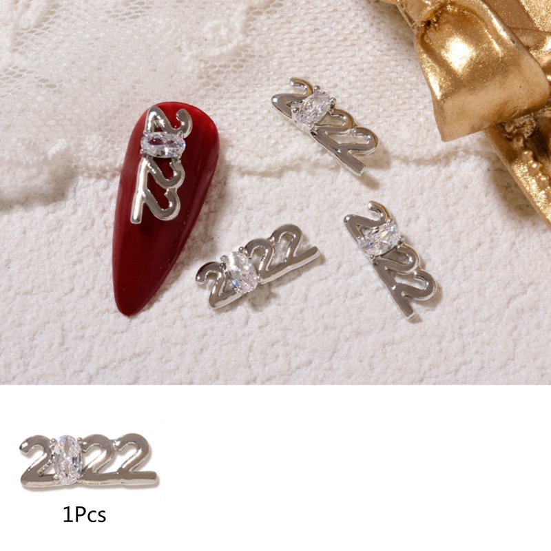 Hộp Phụ Kiện Đá 3D Trang Trí Móng Tay Sang Trọng Charms
