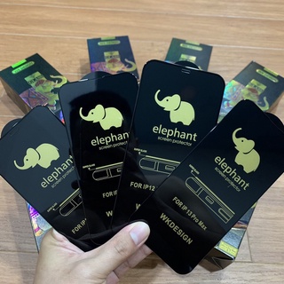 Kính Cường lực voi 6D elephant WK Design dành cho iPhone 7/8(Plus)/X/Xs/Xr/Xs Max/11/ 12 / 13 ( Pro / Promax) PKTC