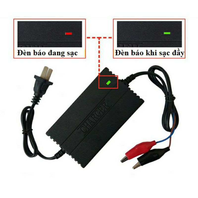 BỘ SẠC ẮC QUY TỰ ĐỘNG NGẮT KHI ĐẦY 12V