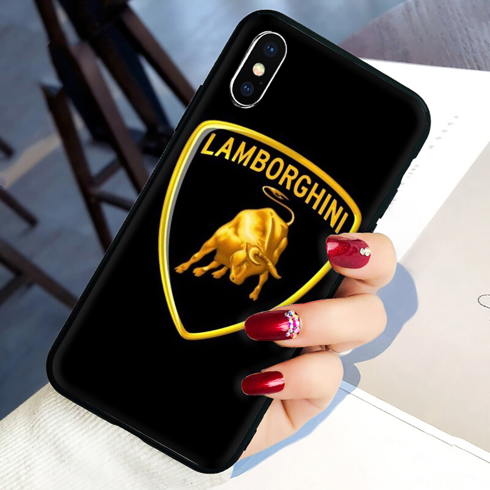 Ốp Điện Thoại Tpu Mềm Chống Rơi In Logo Lamborghini Cho Iphone 5 5s Se 6 6s Plus 7 8 Plus Se 2020