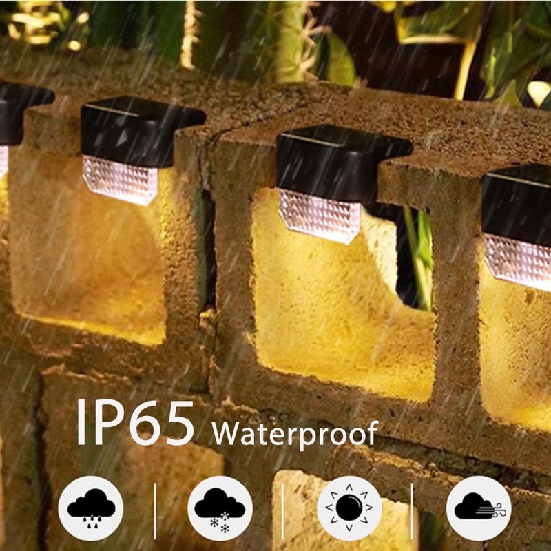 Đèn LED Năng Lượng Mặt Trời Chống Thấm Nước Gắn Cầu Thang/ Cầu Thang Chất Lượng Cao