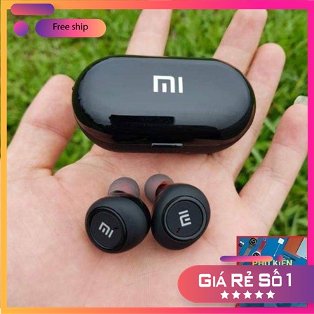 [ BÁN RẺ NHẤT SHOPEE ] Tai Nghe Bluetooth AirDots Redmi2 Đen,Công Nghệ 5.0,Bass tress nghe cực đỉnh,pin cực trâu