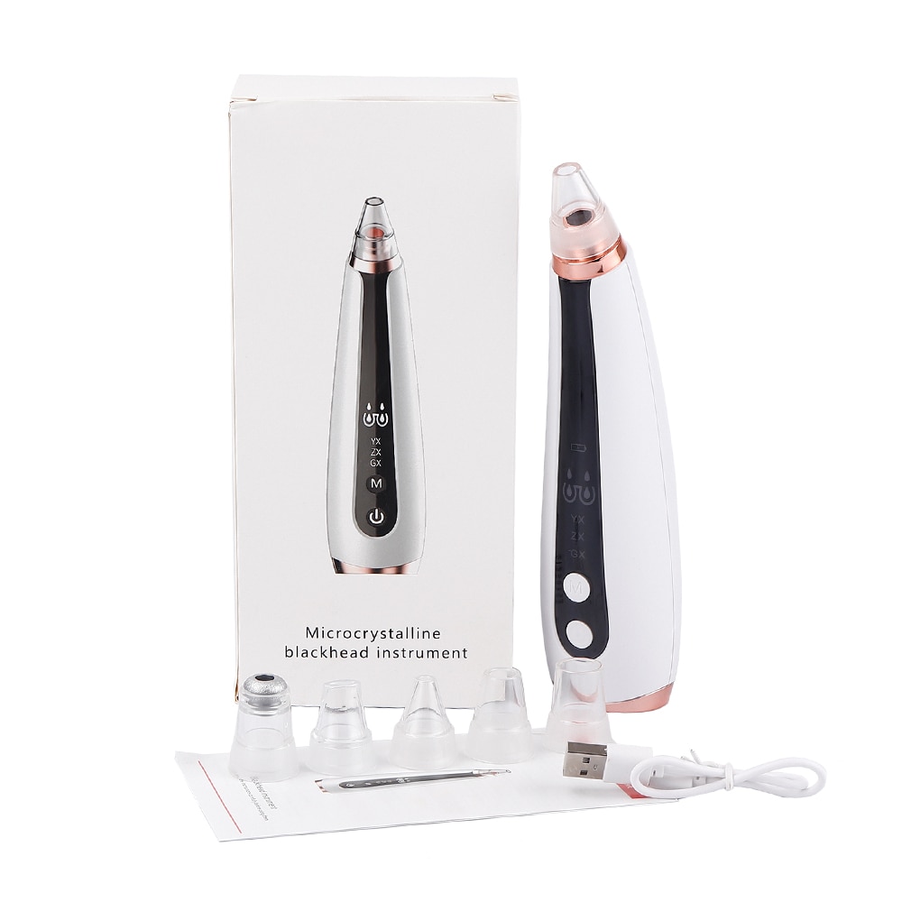 Foreverlily Máy Hút Mụn Đầu Đen Làm Sạch Sâu Lỗ Chân Lông Cổng USB