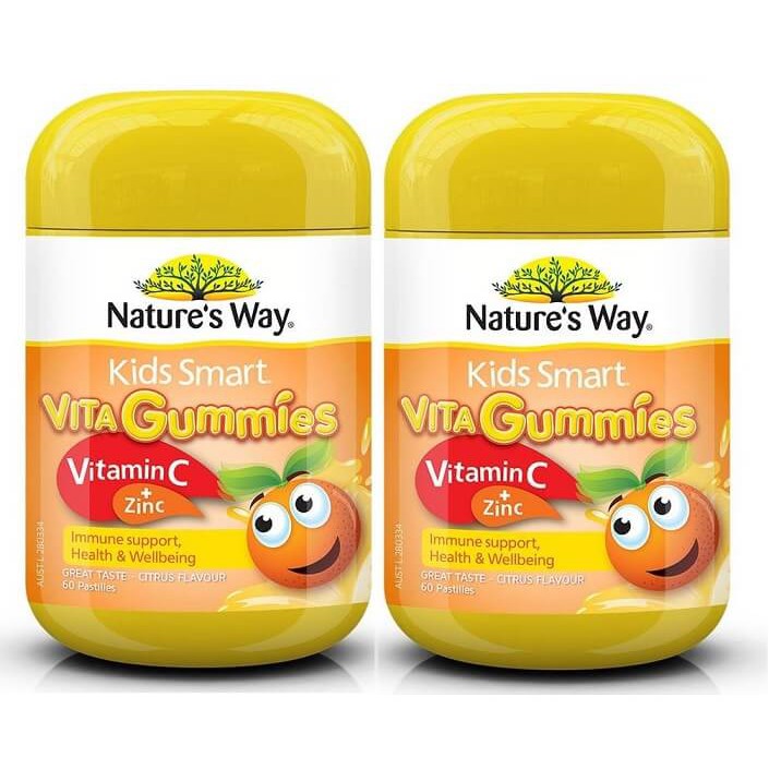 Vitamin Nature's Way Kids Smart VITA Gummies Vitamin C + Zinc