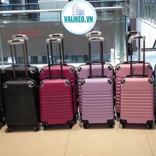 Vali kéo du lịch BỌC GÓC [size20+24] các tính nhiều màu sắc trẻ trung chống va đập hàng cao cấp VL871