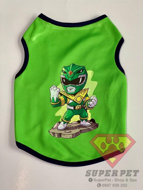 ÁO THÚ CƯNG IN HÌNH SIÊU NHÂN CỰC NGẦU GIÁ RẺ NHẤT ĐỒNG GIÁ XXS - L