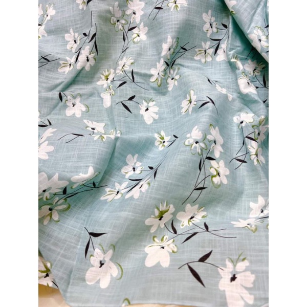 Vải thô linen xước hoa