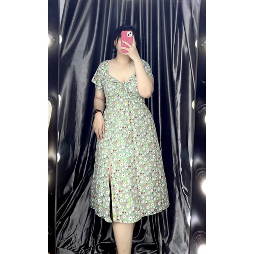 Đầm Maxxi fom dài che mọi khuyết điểm (Bigszie 60-95kg)