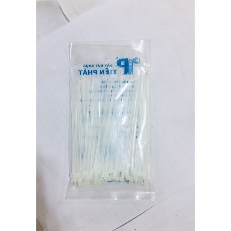 Dây rút-dây thít trắng 10-15-20-25-30-40 cm