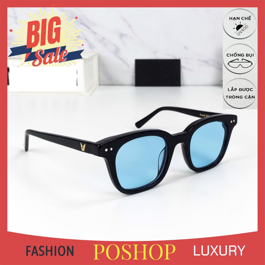 Mắt kính mát nam nữ kính râm V unisex Fullbox hãng POSHOP cao cấp SOUTHSIDE bản lề kim loại khắc chữ thời trang Hàn Quốc | BigBuy360 - bigbuy360.vn