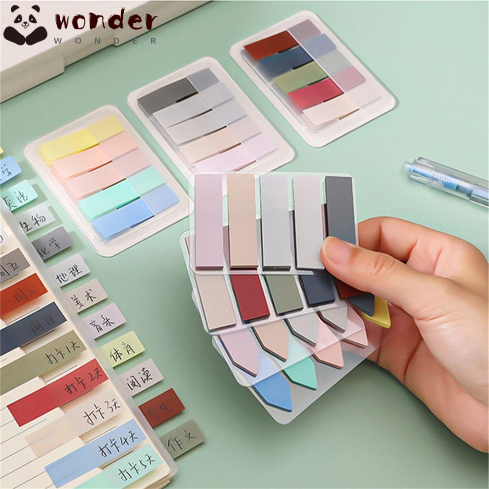 Set 100 giấy ghi chú màu sắc cổ điển tiện dụng cho văn phòng