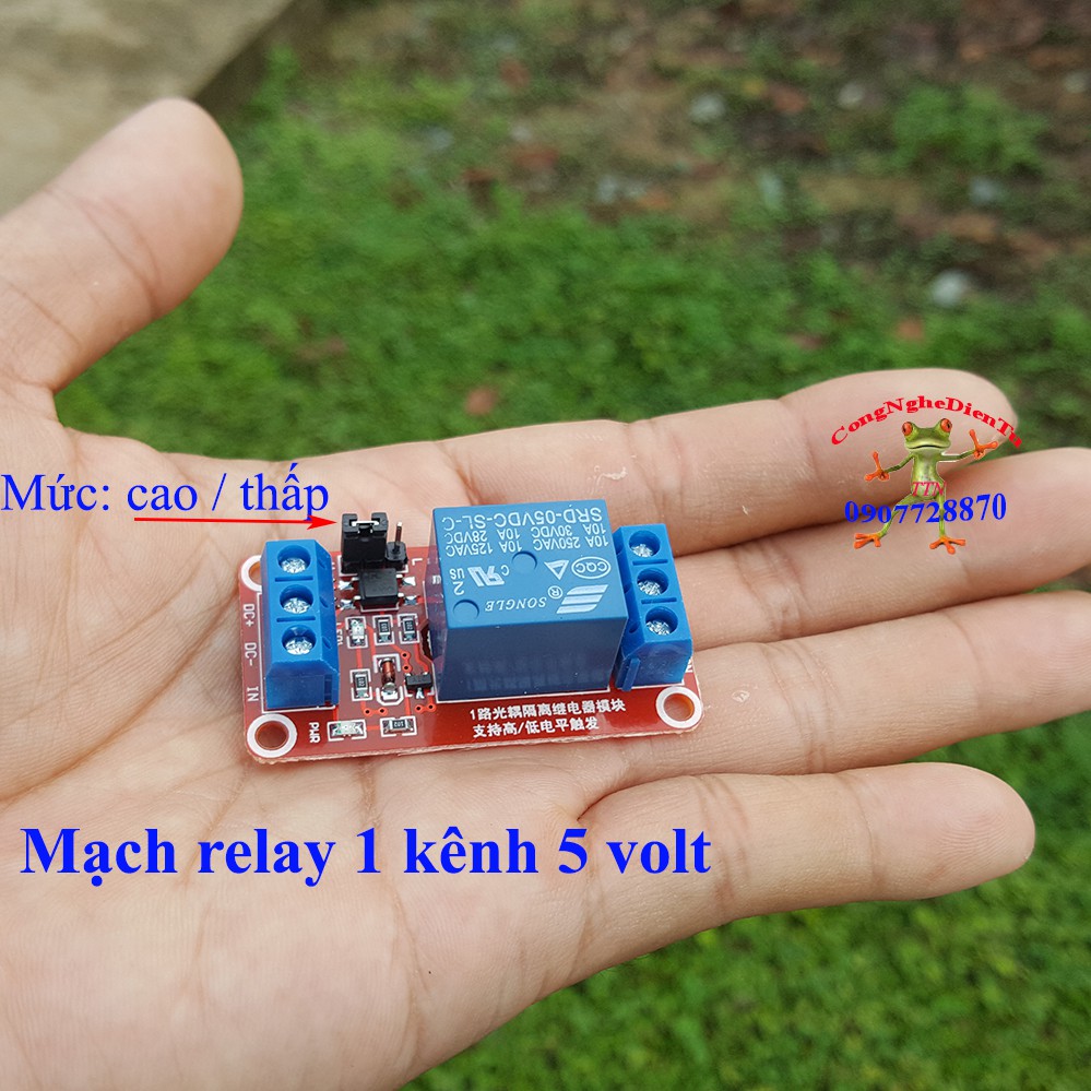 Mạch relay 1 kênh 5 volt