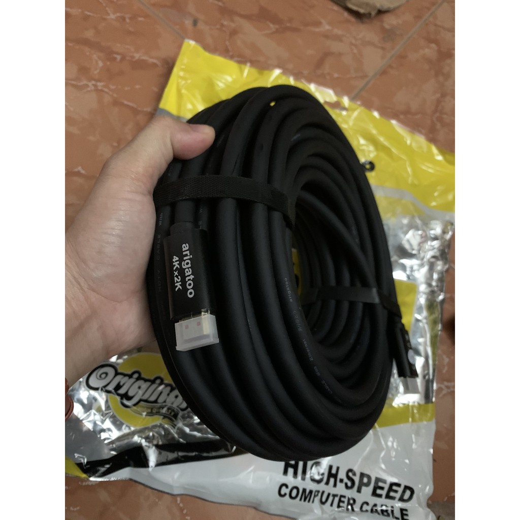 Dây HDMI Arigato 20m, 30m 2K4K chất lượng bảo hành 5 năm