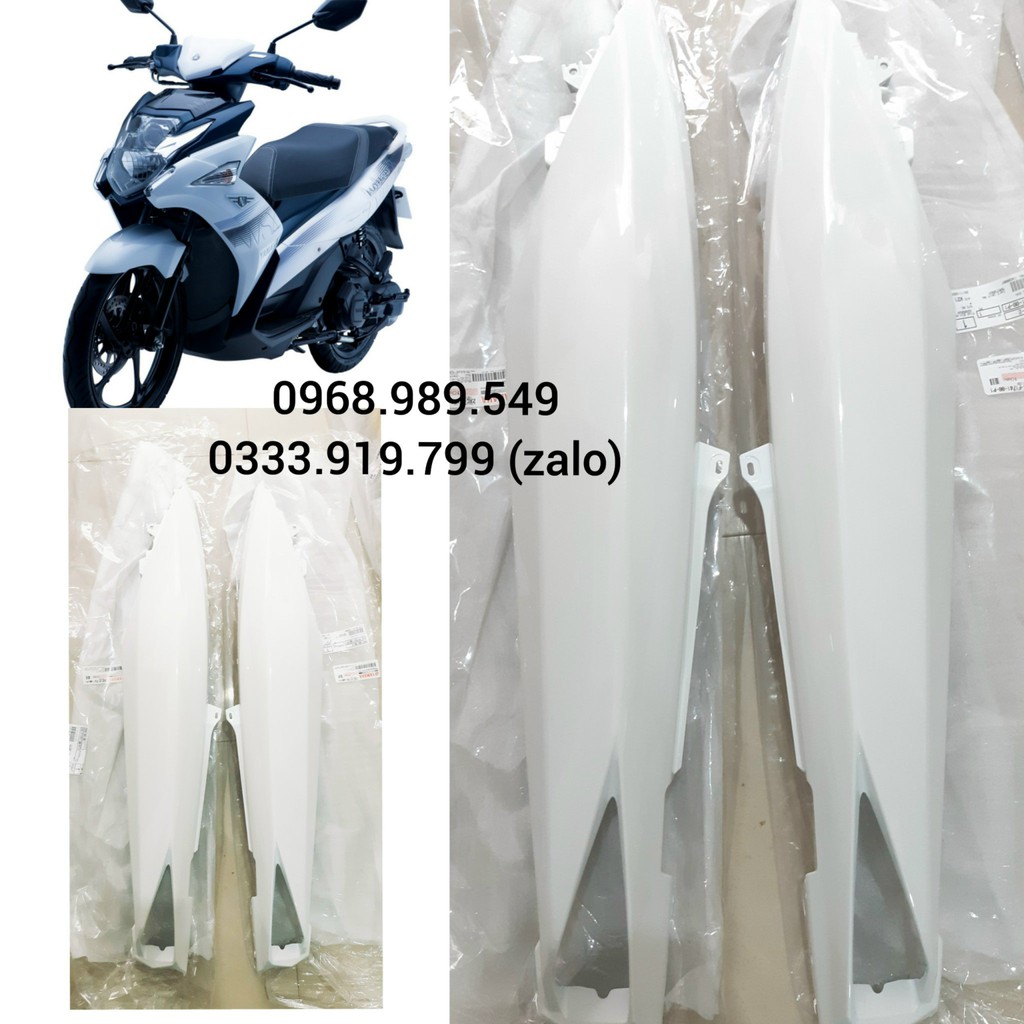 Ốp sườn Nouvo SX 6 Yamaha - Trắng