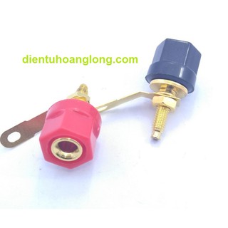 Cặp cọc loa đỏ đen (loại xịn)