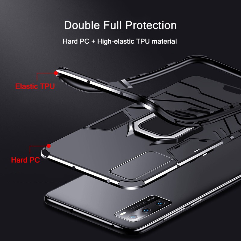 Ốp lưng cứng chống sốc có chân đỡ cho Samsung Galaxy A51 a71 A12 A02S A02 A22 A82 Samsung Note 10 Lite Samsung A11 S10 LITE A50 A50S A30S