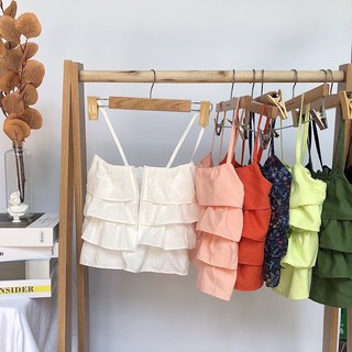 Áo dây tầng Linen
