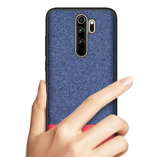 Ốp lưng Redmi Note 8 Pro chống sốc Vải Da thời trang cao cấp