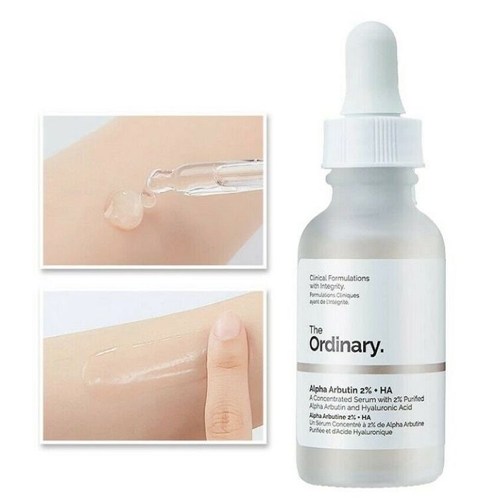 Serum The Ordinary Alpha Arbutin 2% + HA 30ml dưỡng trắng đều màu da - mỹ phẩm Yumi Beauty