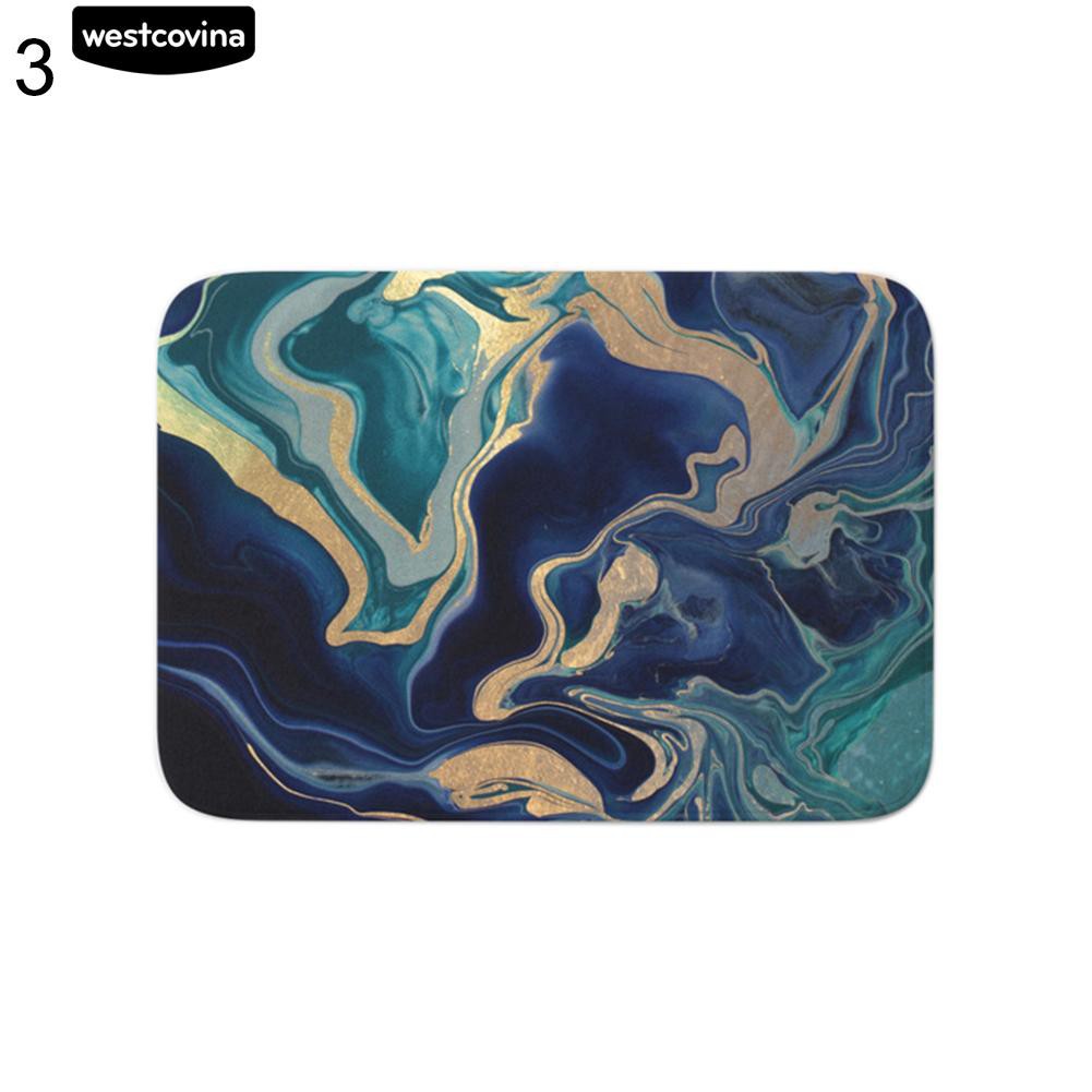 Thảm Chùi Chân Họa Tiết Đá Hoa Cương 40X60Cm