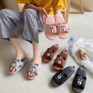 Dép Gấu Cao Su Nhiều Màu - Kèm video