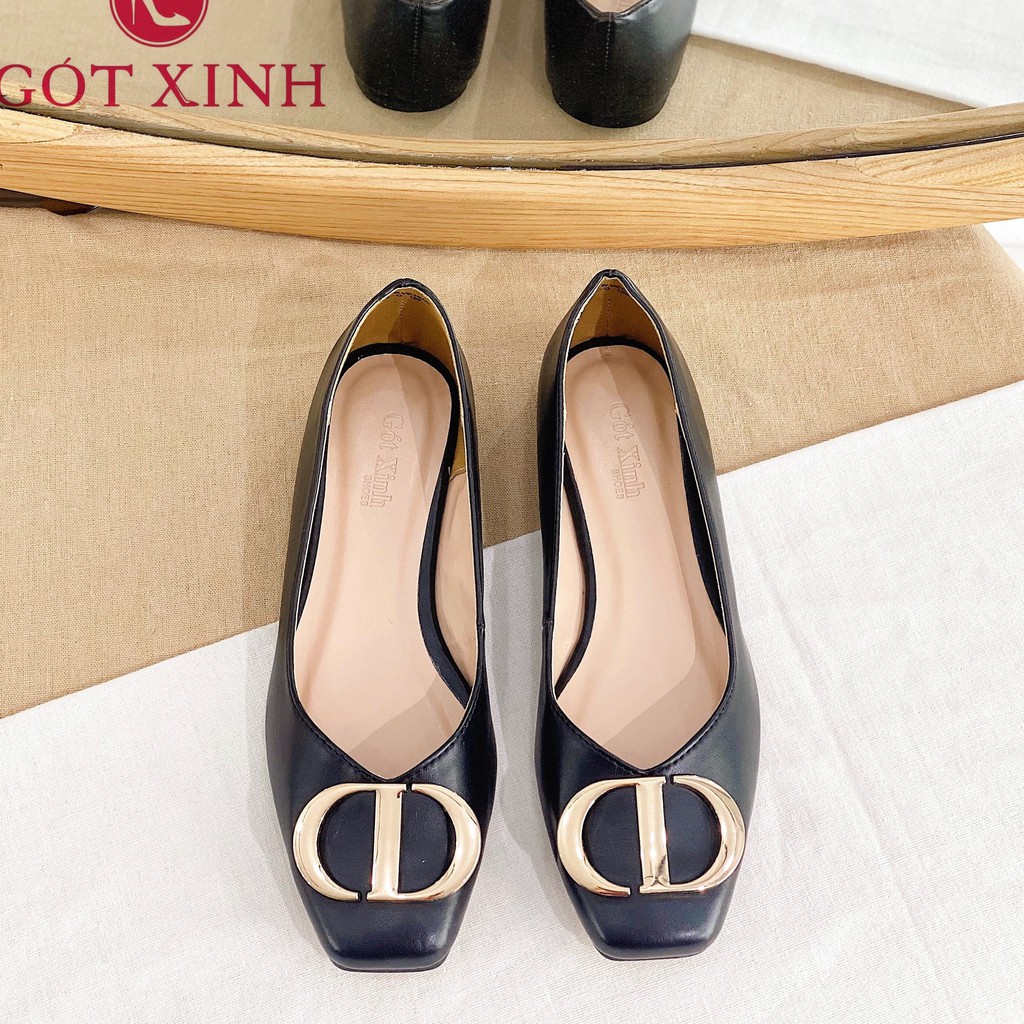Giày búp bê GÓT XINH B1 da mờ đế bệt
