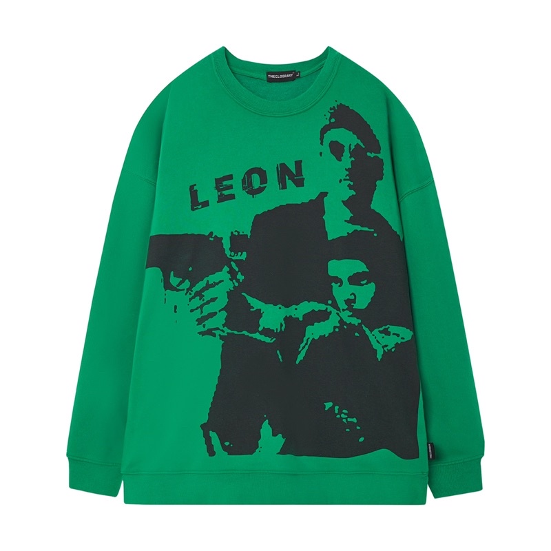 Áo Sweater THECLOBRARY Le/oN Green 🎄