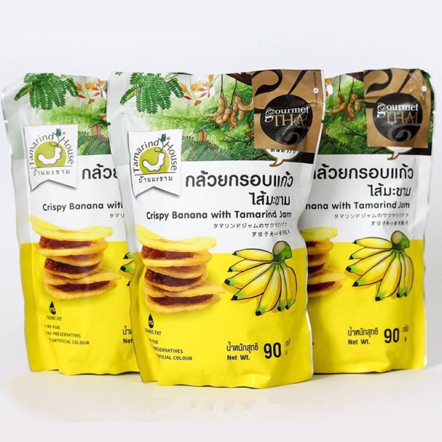 BÁNH CHUỐI KẸP ME THÁI LAN 90GR, MÓN ĂN VẶT GIÒN GIÒN CHUA CHUA NGỌT SIÊU NGON