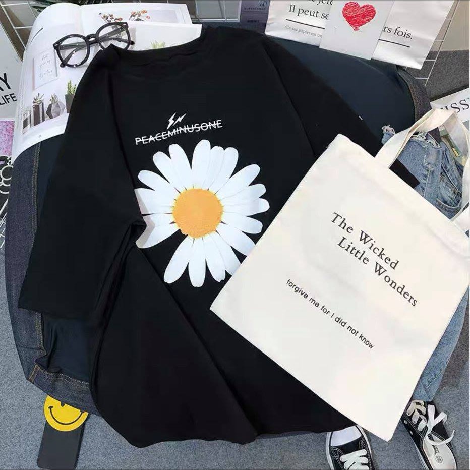 [ 100% COTTON THÁI ] Áo Phông Hoa Cúc 100% Cotton Đủ Zize | BigBuy360 - bigbuy360.vn