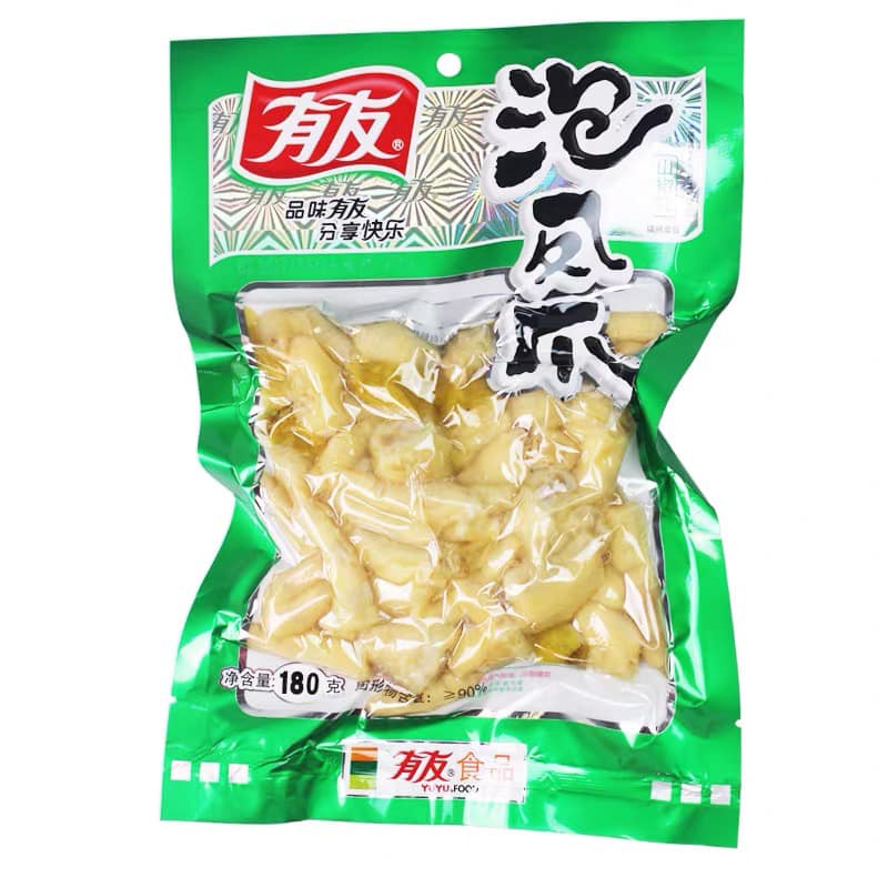 Gói chân gà muối ớt xanh YuYu 100g/180/210g