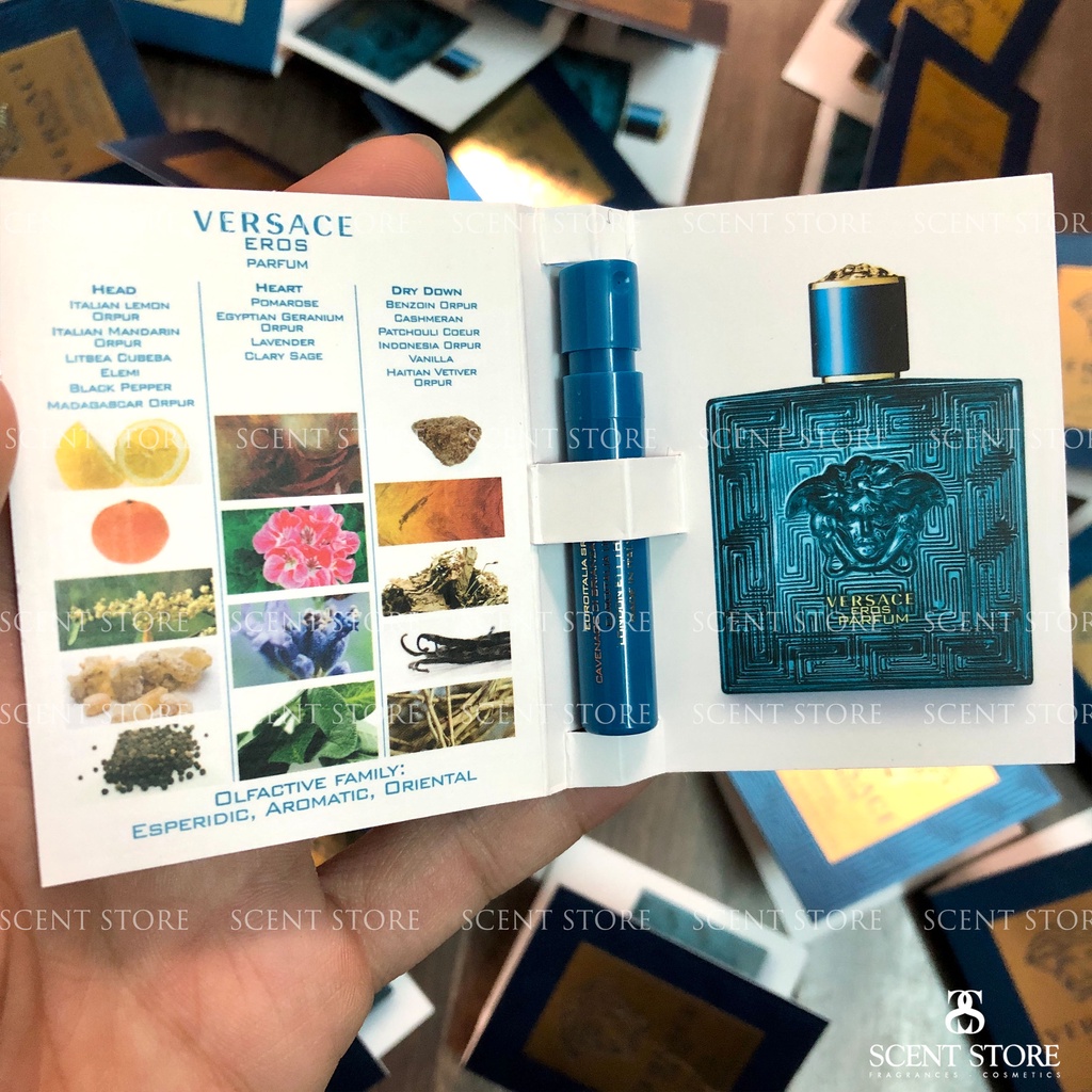 Scentstorevn - Vial chính hãng nước hoa Versace Eros EDT, EDP, Parfum [1ml]
