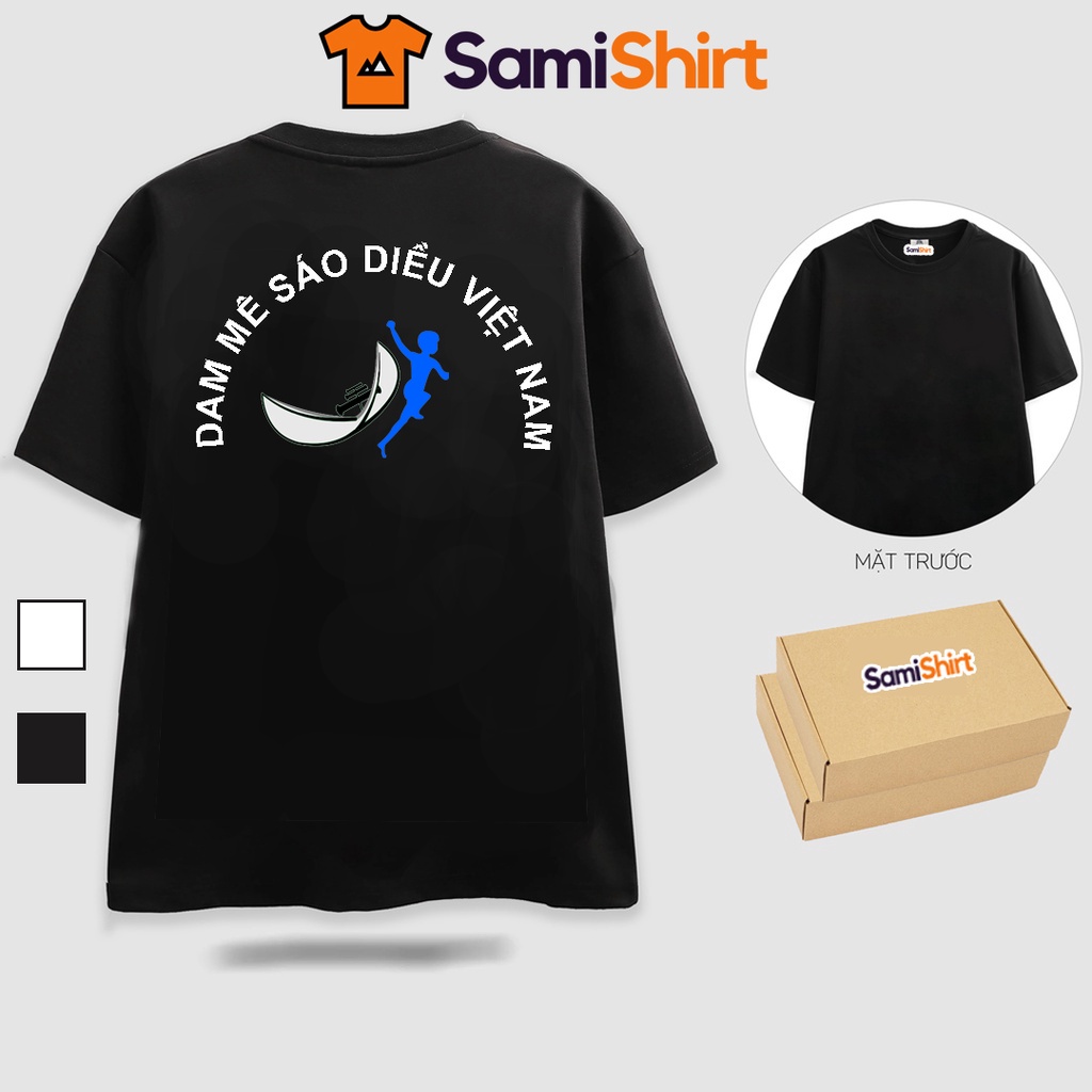 Áo Thun In Sáo Diều Chất Liệu Cotton Thoáng Mát Thấm Hút Mồ Hôi Form Tay Ngắn Đại Trà