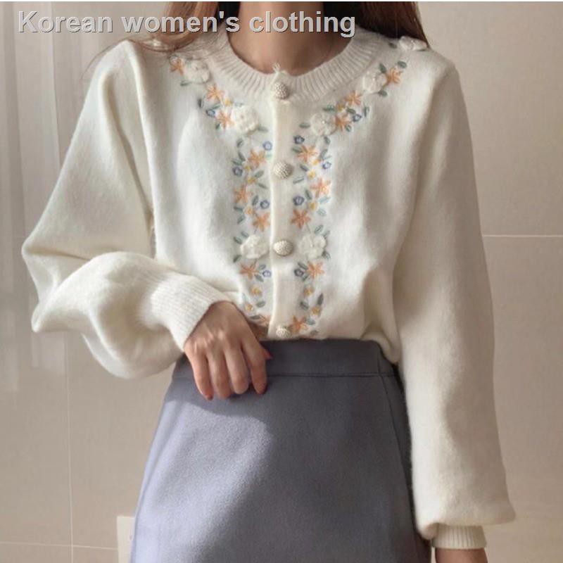 Áo Khoác Cardigan Nữ Thêu Hoa Thời Trang