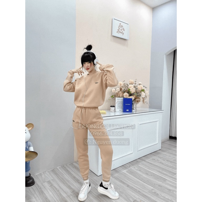 Sét Bộ 2 Món Thu Đông Mặc Nhà, Đi Chơi Chất Nỉ Mềm Mặc Đẹp Thoải Mái [NEW UNISEX]