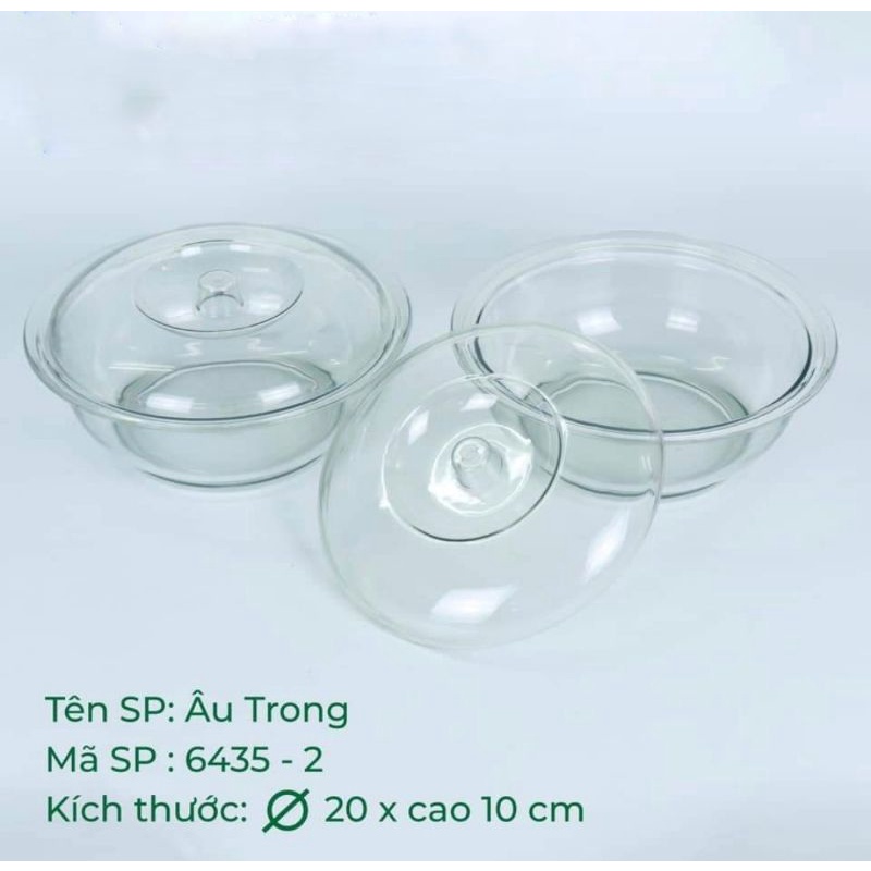 Âu phíp nhựa trong giả thủy tinh kiểu Hàn Quốc mẫu mới