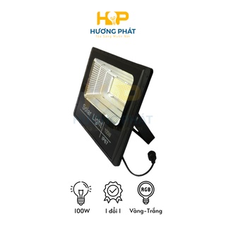 ĐÈN PHA LED NĂNG LƯỢNG MẶT TRỜI 100W