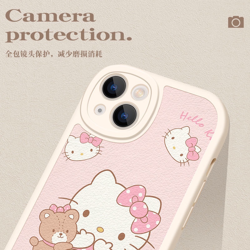Ốp Điện Thoại Silicon Mềm Chống Sốc Hình kuromi Melody HELLO KITTY Cho IPhone 14 12 PRO 12 mini 11 13 PRO Max Xs Max XR 6 7 8 Plus
