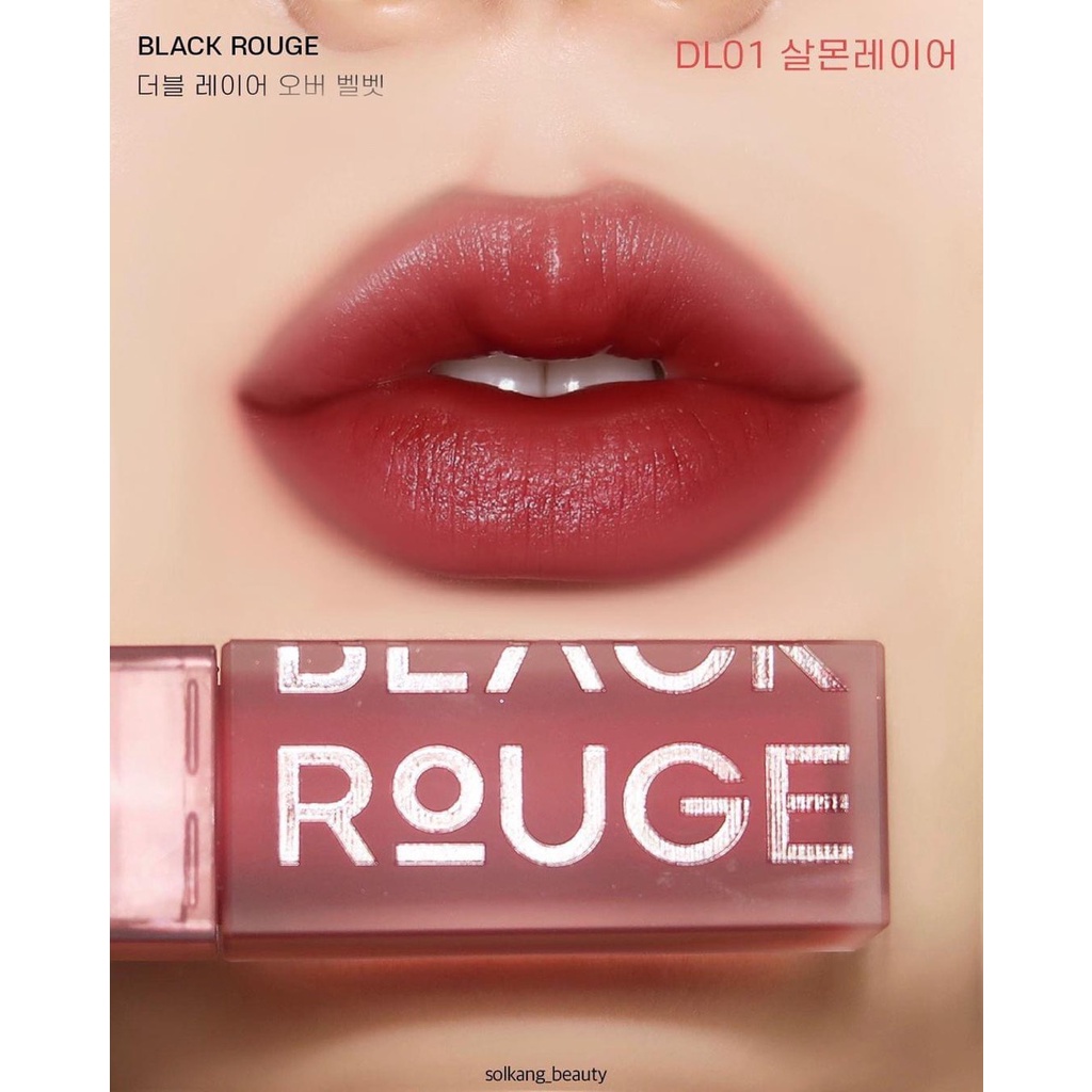 Son Kem Lì Có Dưỡng Black Rouge Double Layer Over Velvet 4.1gr - Hàn Quốc
