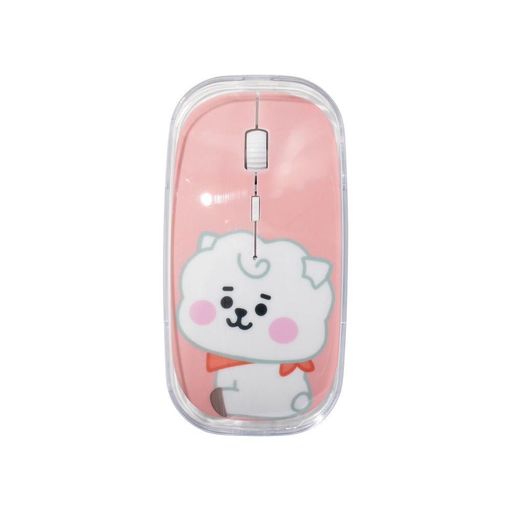 Chuột Không Dây Hình Bt21 Dễ Thương