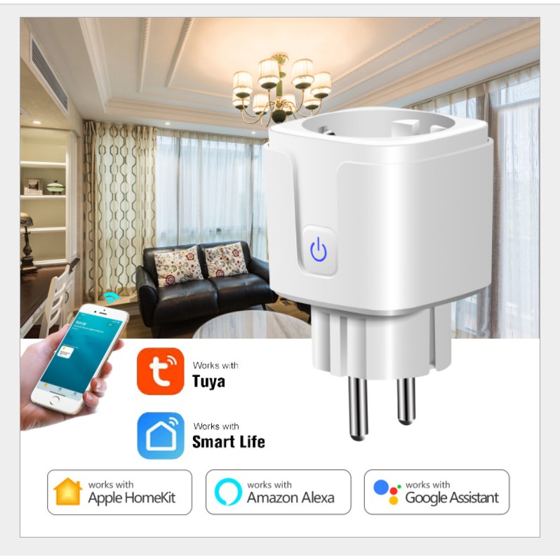 Ổ cắm wifi 3g 4gTuya – Smart life công tắc điều khiển từ xa wifi, công tắc wifi